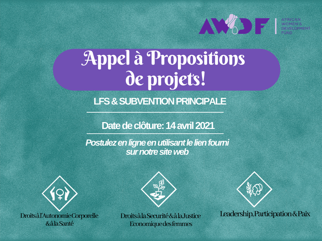 Call For Proposals Lfs And Main Grants The African Women S Development Fund