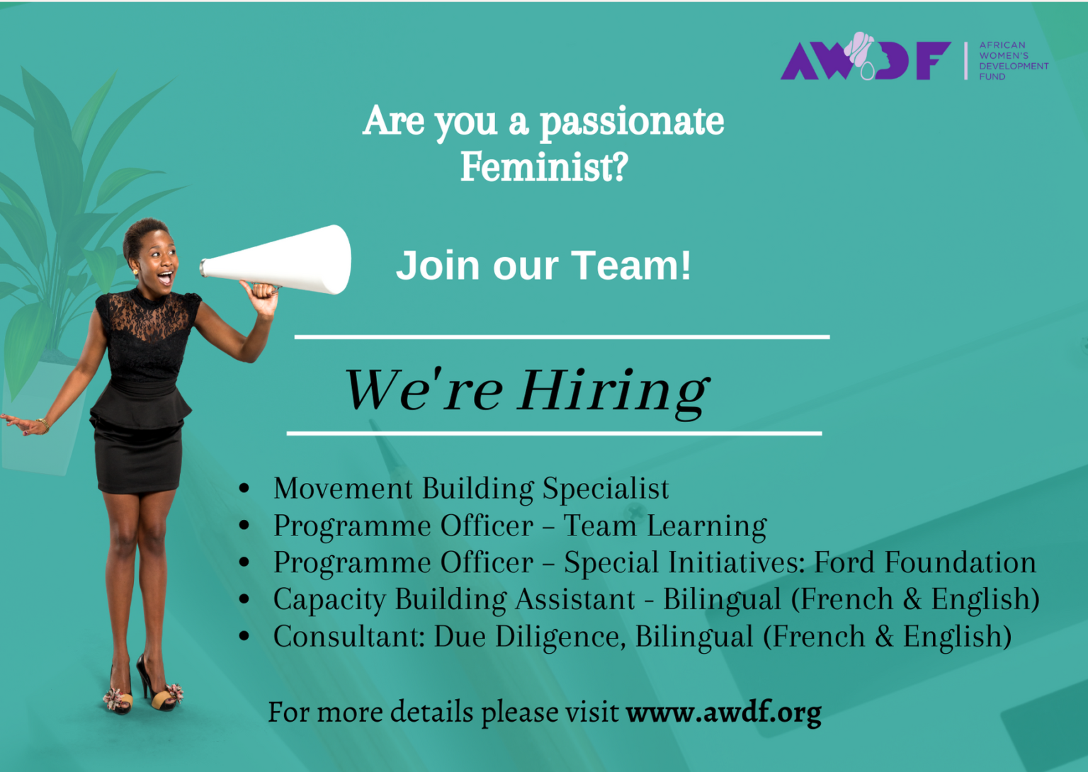 Exciting New Vacancies Join Our Team The African Women S Development Fund