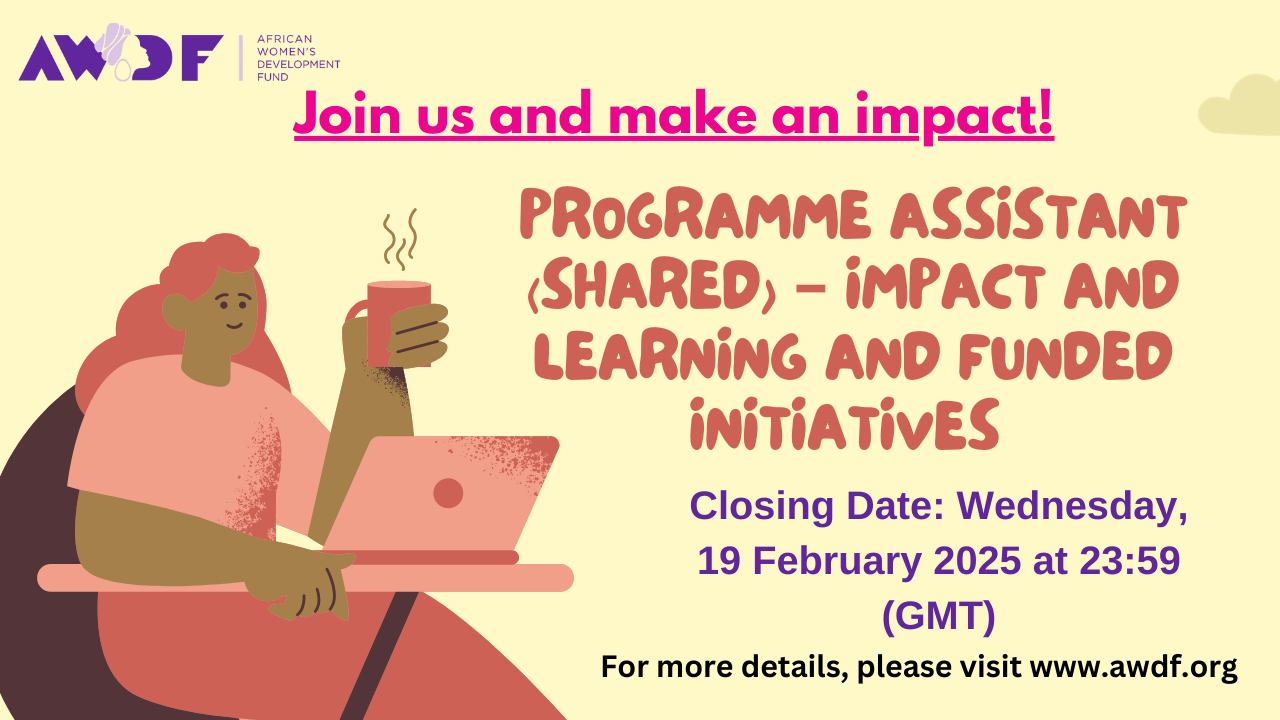 Join us and make an impact. We are hiring - Programme Assistant (Shared ...
